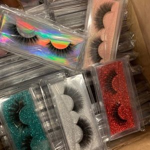 Glam mink lash strips